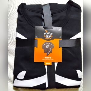 Halloween Black and White Men's PJs L